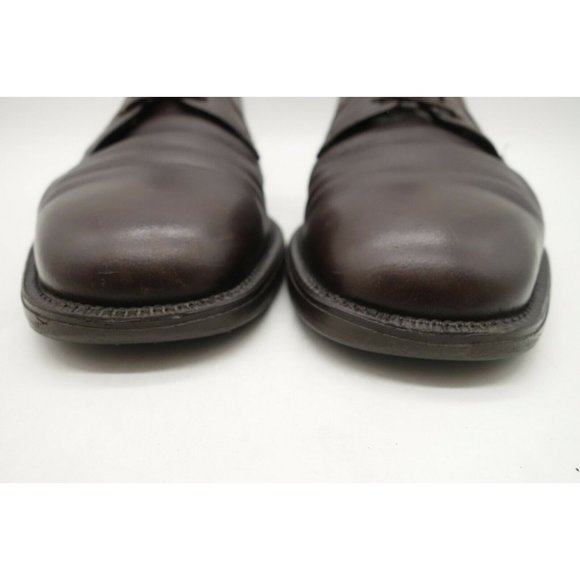 Salvatore Ferragamo Burgundy Leather Lace Up Oxfords Shoes Men\'s 8 EE main image 10
